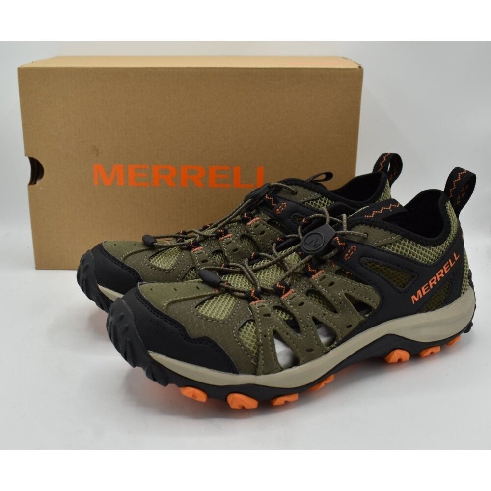 Merrell Mens Size 8 Accentor 3 Sieve Herb Leather Amphibious‎ Water Hiking Shoes